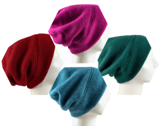 McBurn Chapeau en laine rouge style d\u00e9contract\u00e9 Accessoires Chapeaux Chapeaux en laine 