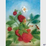 Lanakarte Erdbeere