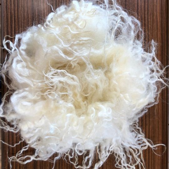 Flocons de laine valaissane blanc